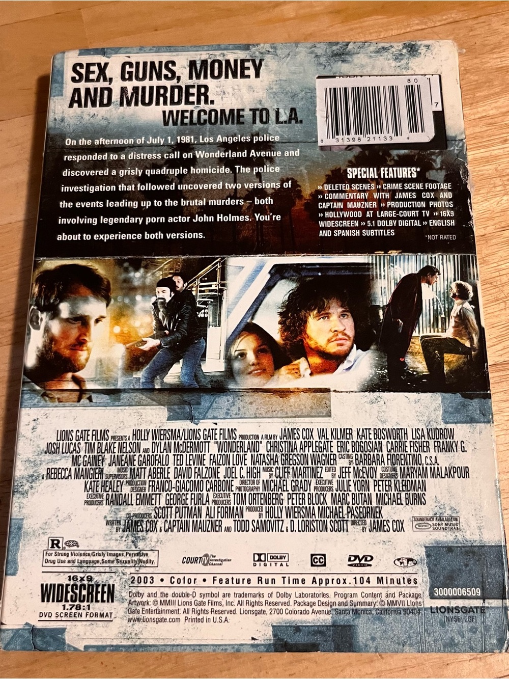 Wonderland DVD - Picture 2 of 2